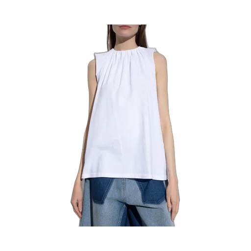 Ruched Sleeveless Top