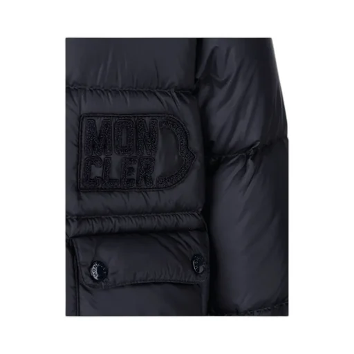 Zippered Hooded Down Jacket