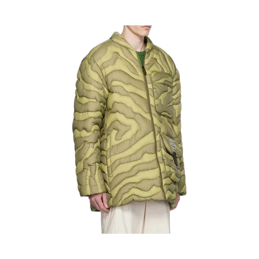 Down Jacket With Logo Affixed