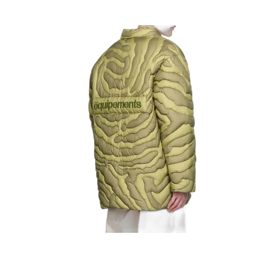 Down Jacket With Logo Affixed