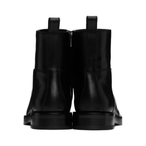 Round Head Side Zipper Boots