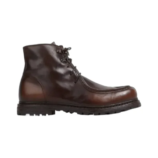 Round-Toe Leather Boots