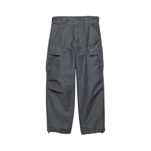Logo Detailed Straight Leg Cargo Trousers