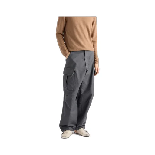 Logo Detailed Straight Leg Cargo Trousers