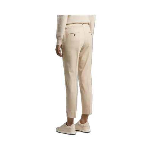 Ruffled Fabric Trousers