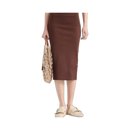 Logo-Triangle Sleeveless Knitted Dress