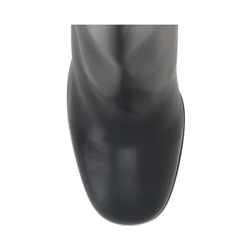 Triangle-Logo High-Heeled Boots