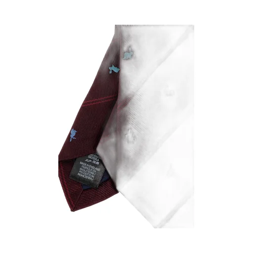 Rabbit Embroidered Tie