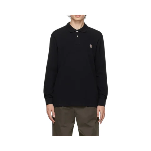 Zebra Logo Long Sleeved Polo Shirt