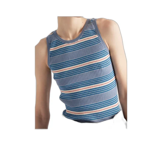 Striped Ribbed Tank Top