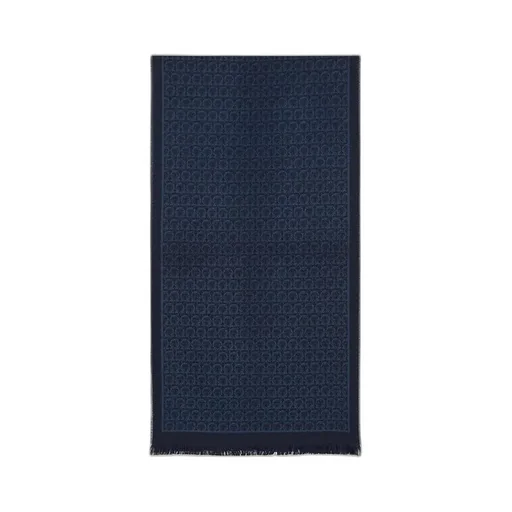 Gancini-Jacquard Wool Scarf