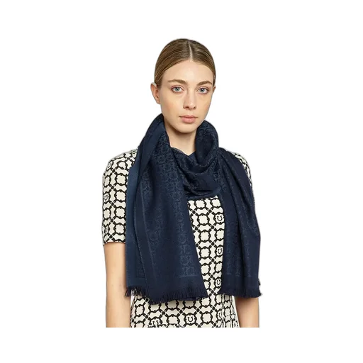 Gancini-Jacquard Wool Scarf