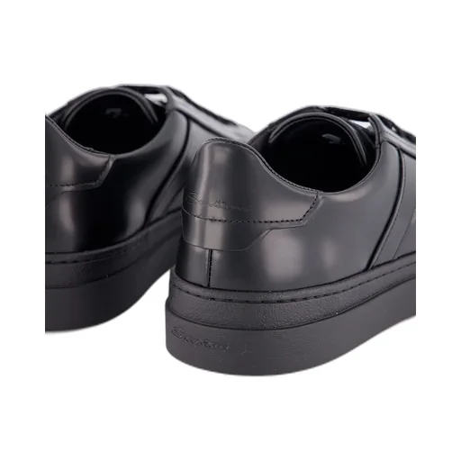 Double-Buckle Lace-Up Sneakers