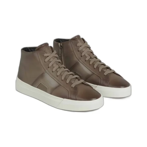 Logo-Print High-Top Sneakers