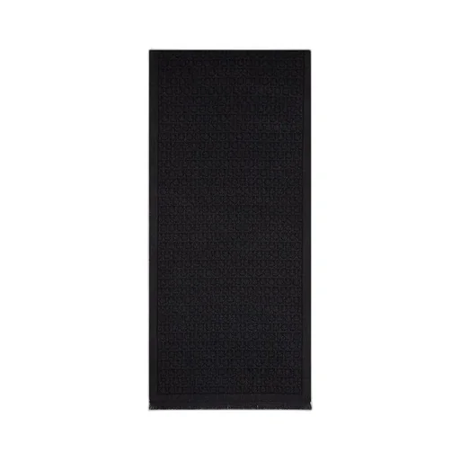 Gancini-Print Wool Scarf
