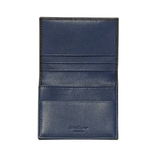 Gancini Logo Plaque Bi-Fold Wallet