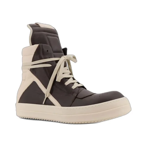 Geobasket High-Top Leather Sneakers