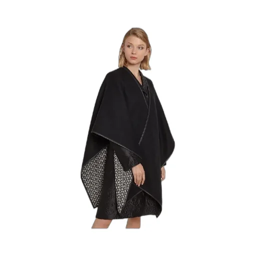 Gancini Reversible Knitted Cape