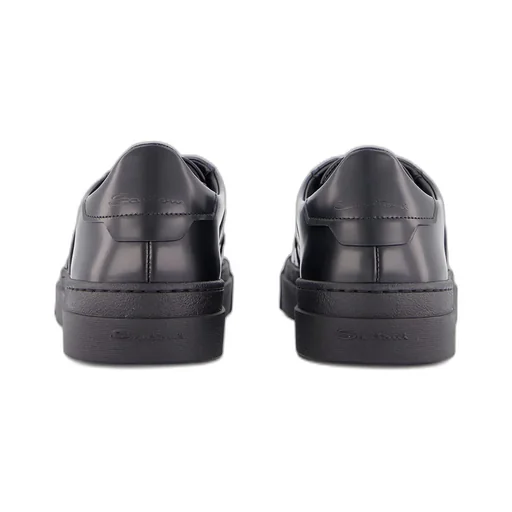 Double-Buckle Lace-Up Sneakers