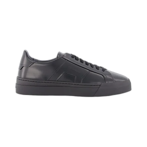 Double-Buckle Lace-Up Sneakers