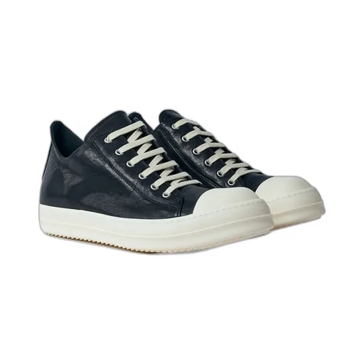 Round Toe Lace-Up Sneakers