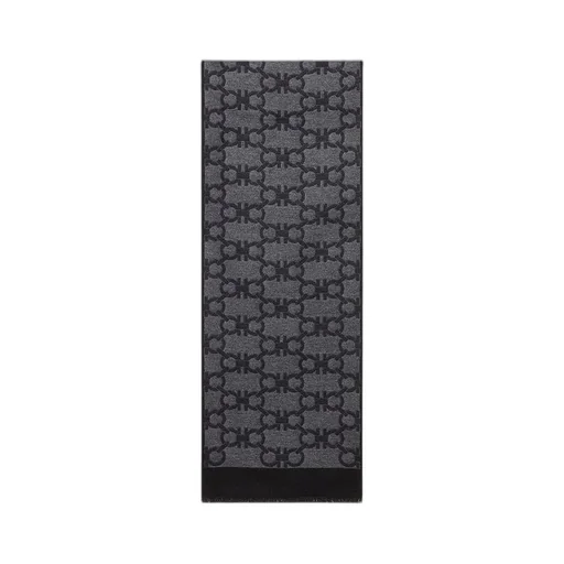 Gancini Print Knitted Scarf