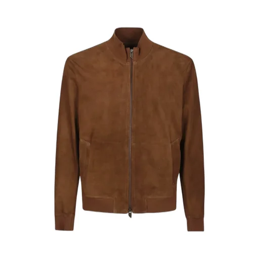 Suede Bomber Jacket