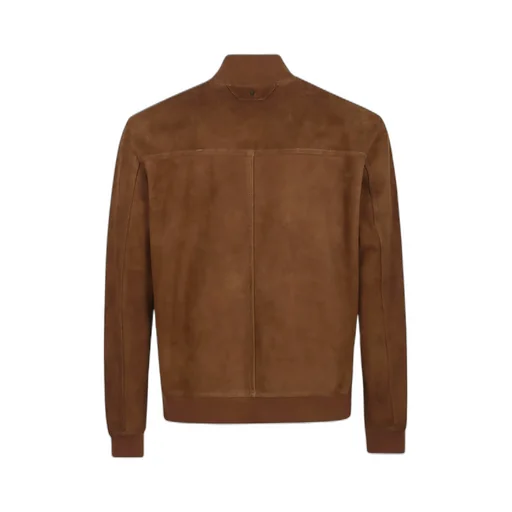 Suede Bomber Jacket
