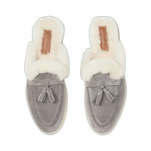 Lucrezia Shearling Slip-On Mules