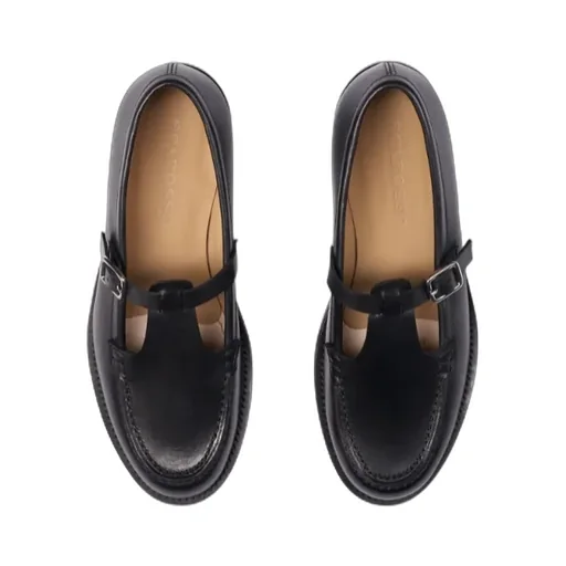 Edna Buckle Fastened Flat Shoes