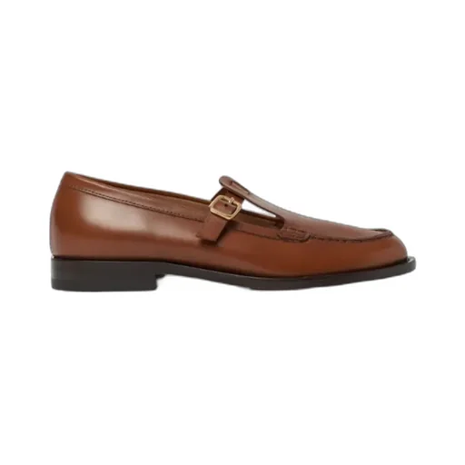 Edna Buckle Fastened Flat Shoes
