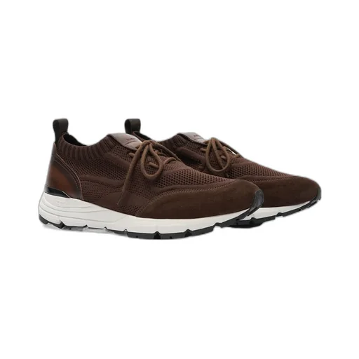 Robbie Knitted Lace-Up Sneakers