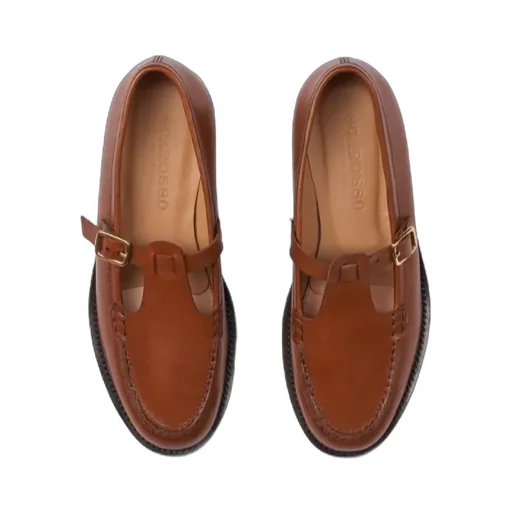 Edna Buckle Fastened Flat Shoes