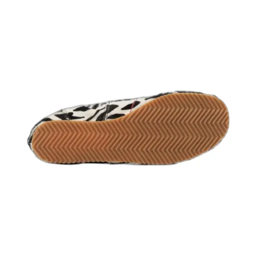 Riley Zebra Printed Lace-Up Sneakers