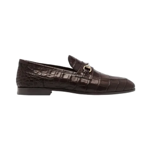 Alessandro Embossed Slip-On Loafers