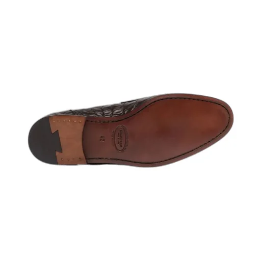 Alessandro Embossed Slip-On Loafers
