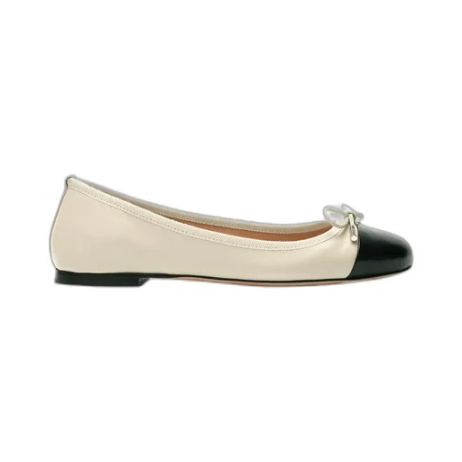 Carla Bow-Detailed Ballerina Shoes