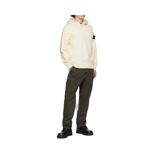 Logo-Patch Long-Sleeved Hoodie