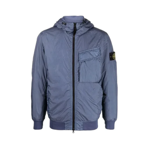 Logo Patch Zip-Up Padded Jacket