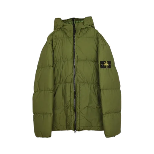 Compass-Patch Puffer Jacket