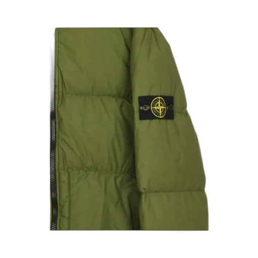 Compass-Patch Puffer Jacket