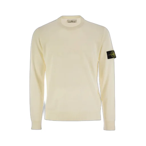 Logo Patch Crewneck Knitted Jumper