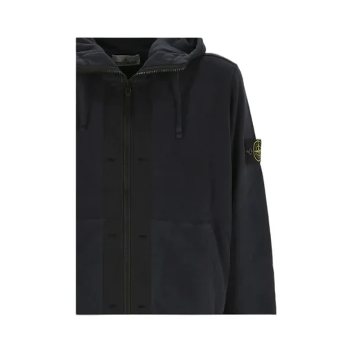 Zippered Long-Sleeved Hoodie