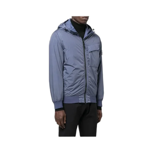 Logo Patch Zip-Up Padded Jacket