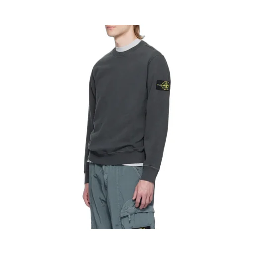 Compass-Badge Crewneck Sweatshirt