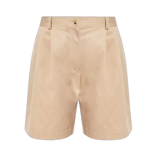 High-Waisted Knee-Length Shorts