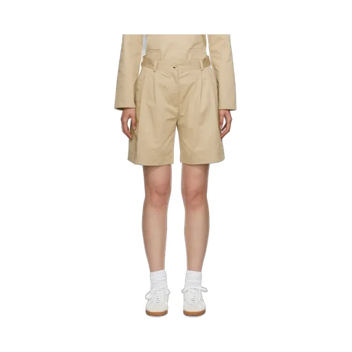 High-Waisted Knee-Length Shorts