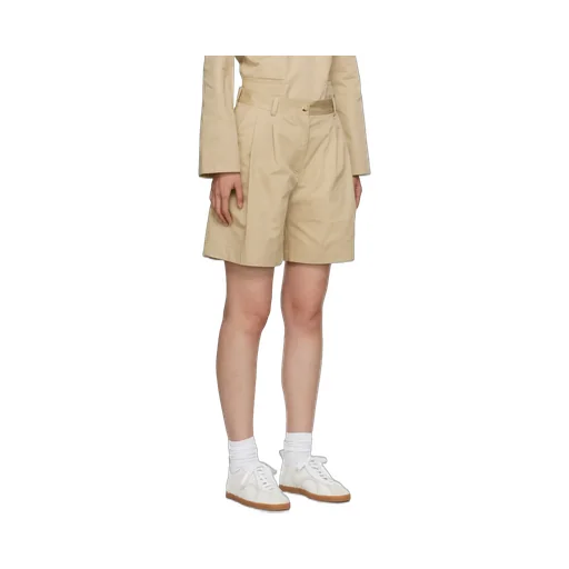 High-Waisted Knee-Length Shorts