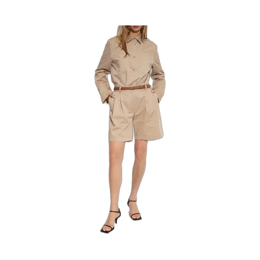 High-Waisted Knee-Length Shorts