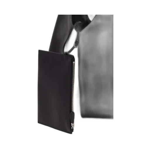 Shoulder Bag With Bound Edges